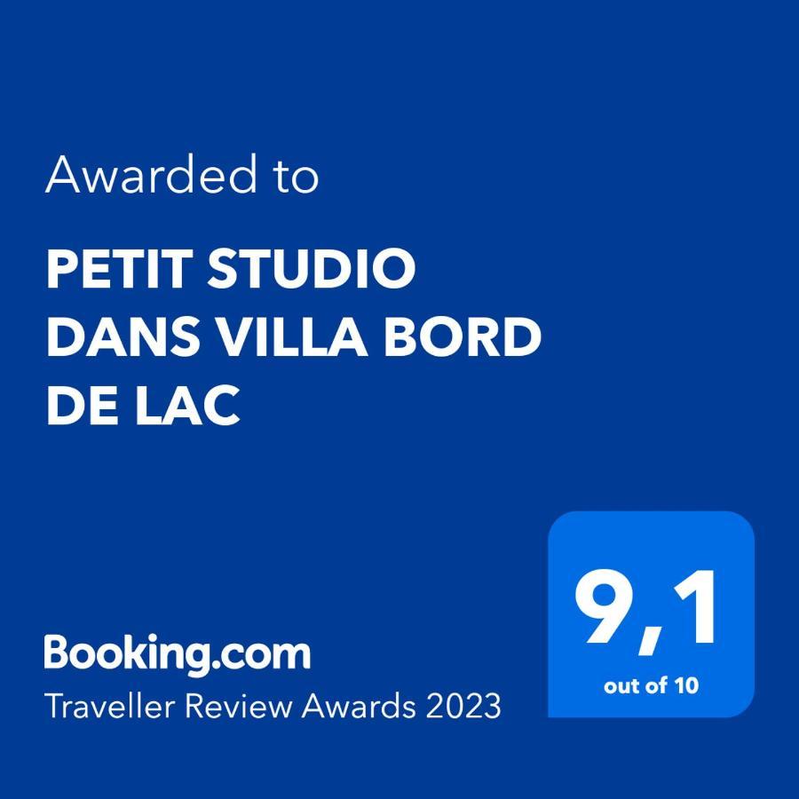 Petit Studio Dans Villa Bord De Lac Екс ле Бен Екстериор снимка